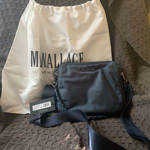 MZ Wallace teal Bowery crossbody bag